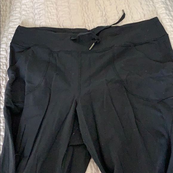 lululemon athletica Pants - Lululemon drawstring pants sz 10 - black